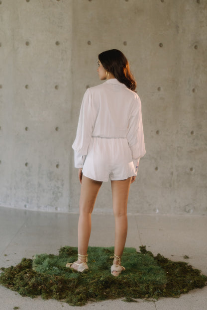 The Leapord Cuff Romper